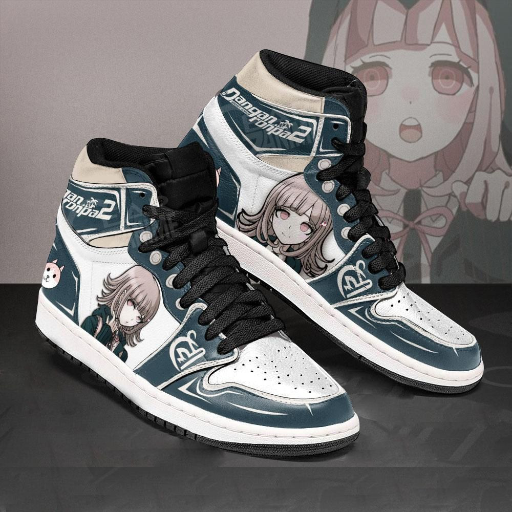 Chiaki Nanami Danganronpa Anime 1 High Top Air Jordan Sneaker, Air Jordan Hightop