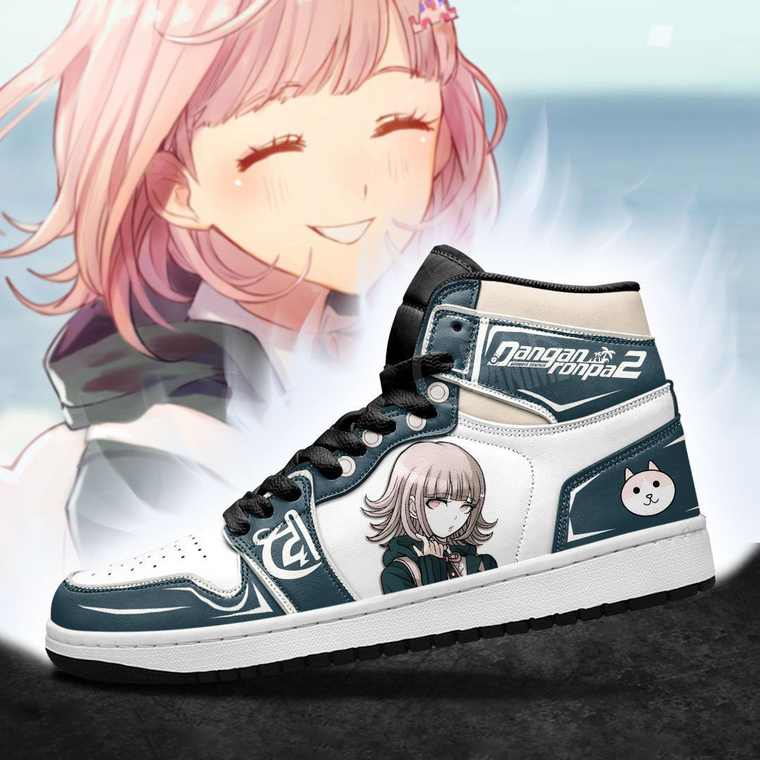 Chiaki Nanami Danganronpa Anime 1 High Top Air Jordan Sneaker, Air Jordan Hightop