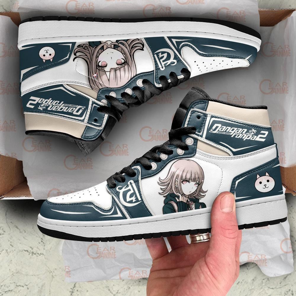Chiaki Nanami JD1s Sneakers Danganronpa Anime Shoes, Air Jordan Hightop