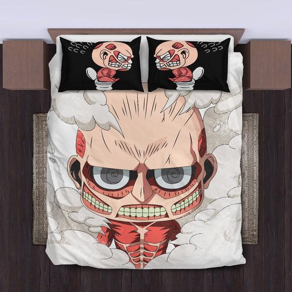 Chibi Titan Duvet Cover Bedding Set