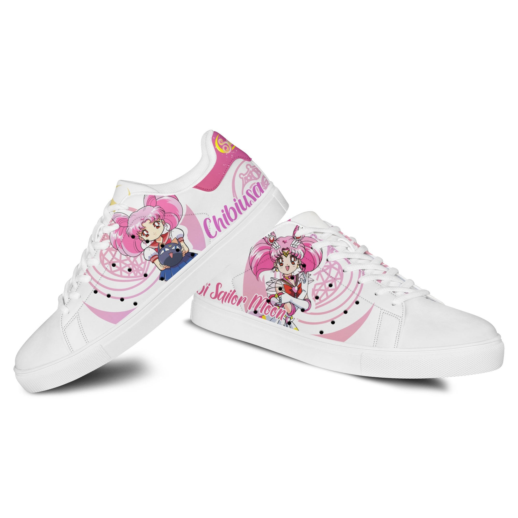 Chibiusa Tsukino Chibi Moon Skate Sneakers Custom Anime Sailor Shoes