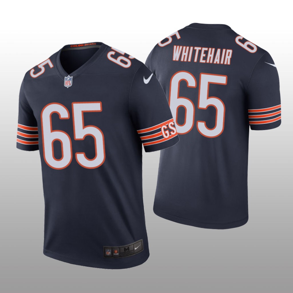 Chicago Bears #65 Cody Whitehair Navy legend color rush Jersey – Men’s