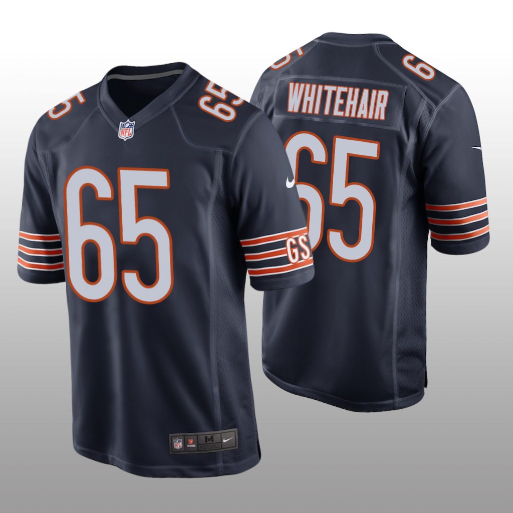 Chicago Bears #65 Navy Men’s Cody Whitehair Game Jersey