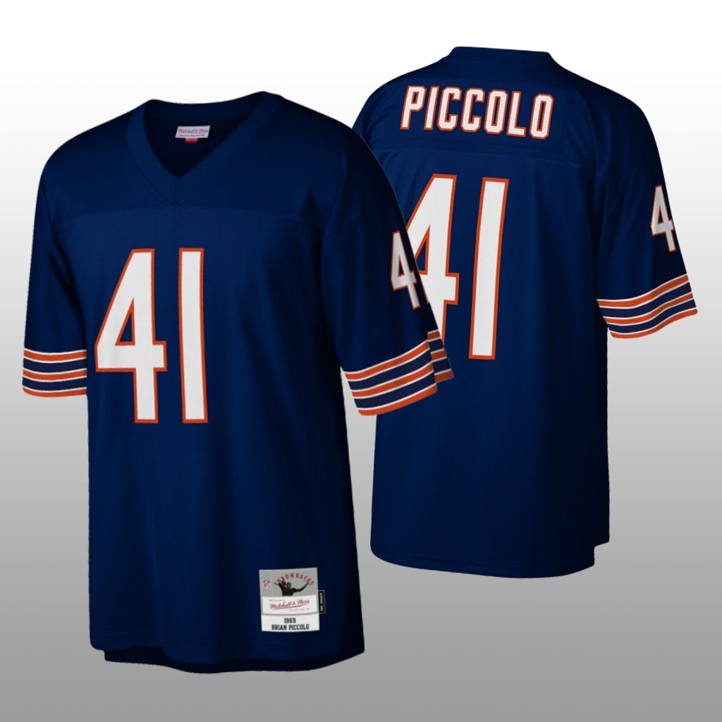 Chicago Bears Brian Piccolo Mitchell & Ness Navy Legacy Jersey - Men's