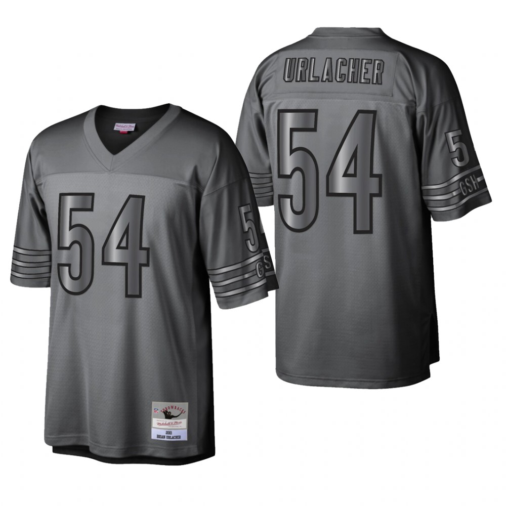 Chicago Bears Brian Urlacher Charcoal Retired Player 2001 Metal Legacy - Men's
