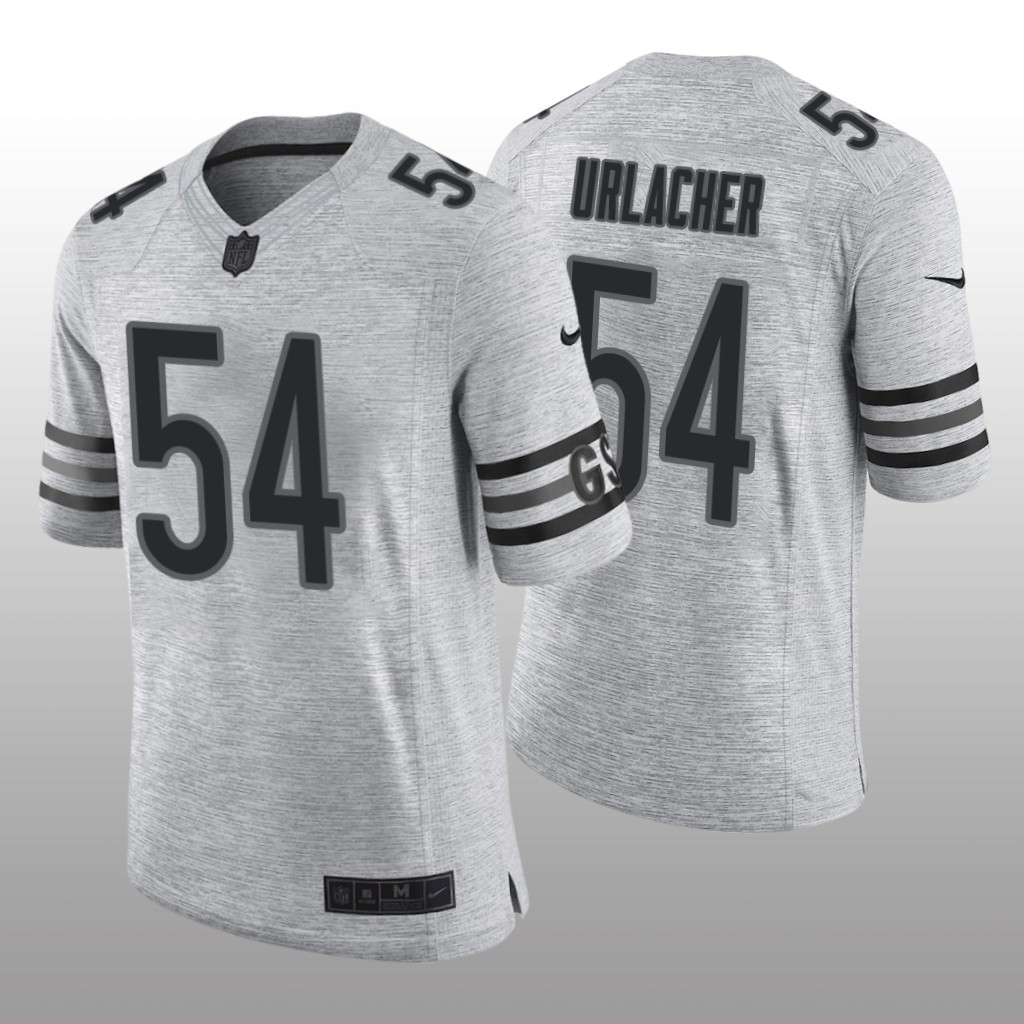Chicago Bears Brian Urlacher Gray Jersey Gridiron Gray Limited