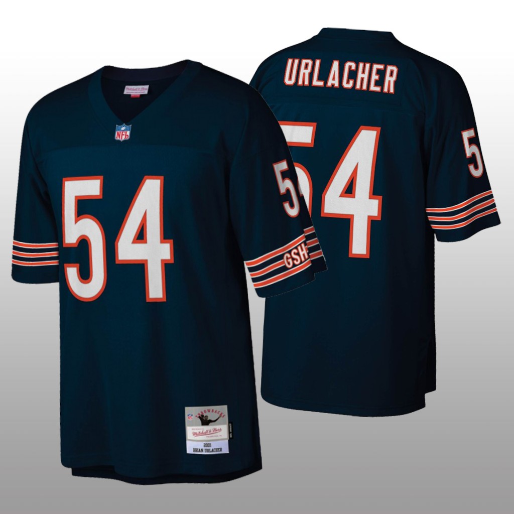 Chicago Bears Brian Urlacher Mitchell & Ness Navy Legacy Jersey - Men's