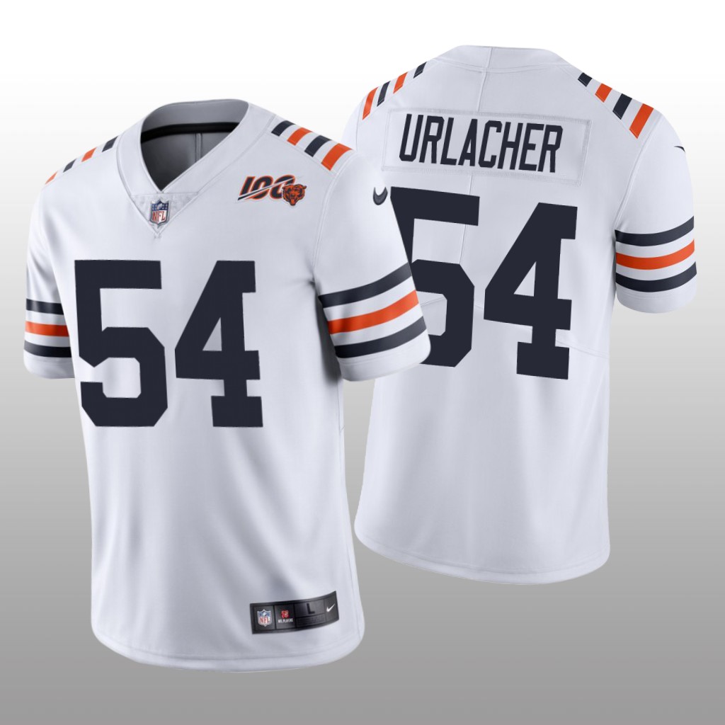 Chicago Bears Brian Urlacher White Alternate Classic Limited Jersey 100th Season - Men's