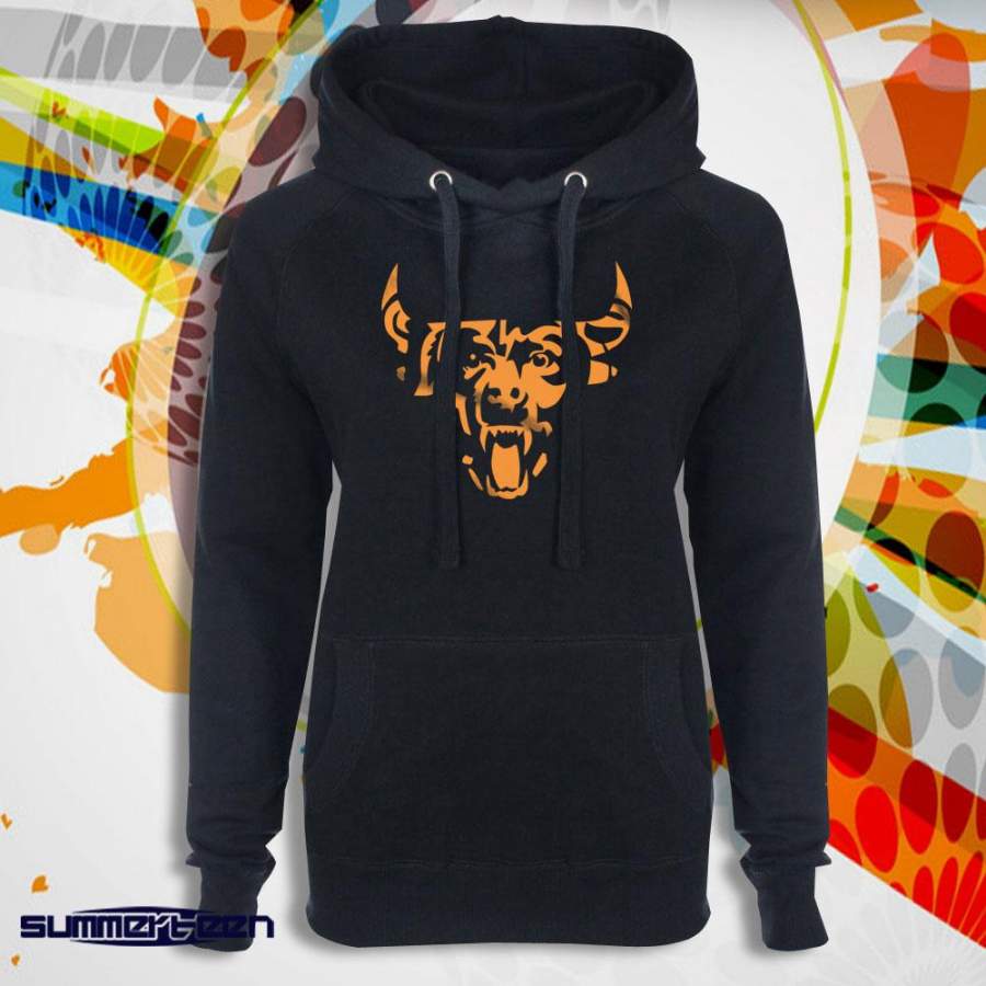 Chicago Bears Bulls Football Basketball Sports Women’S Hoodie