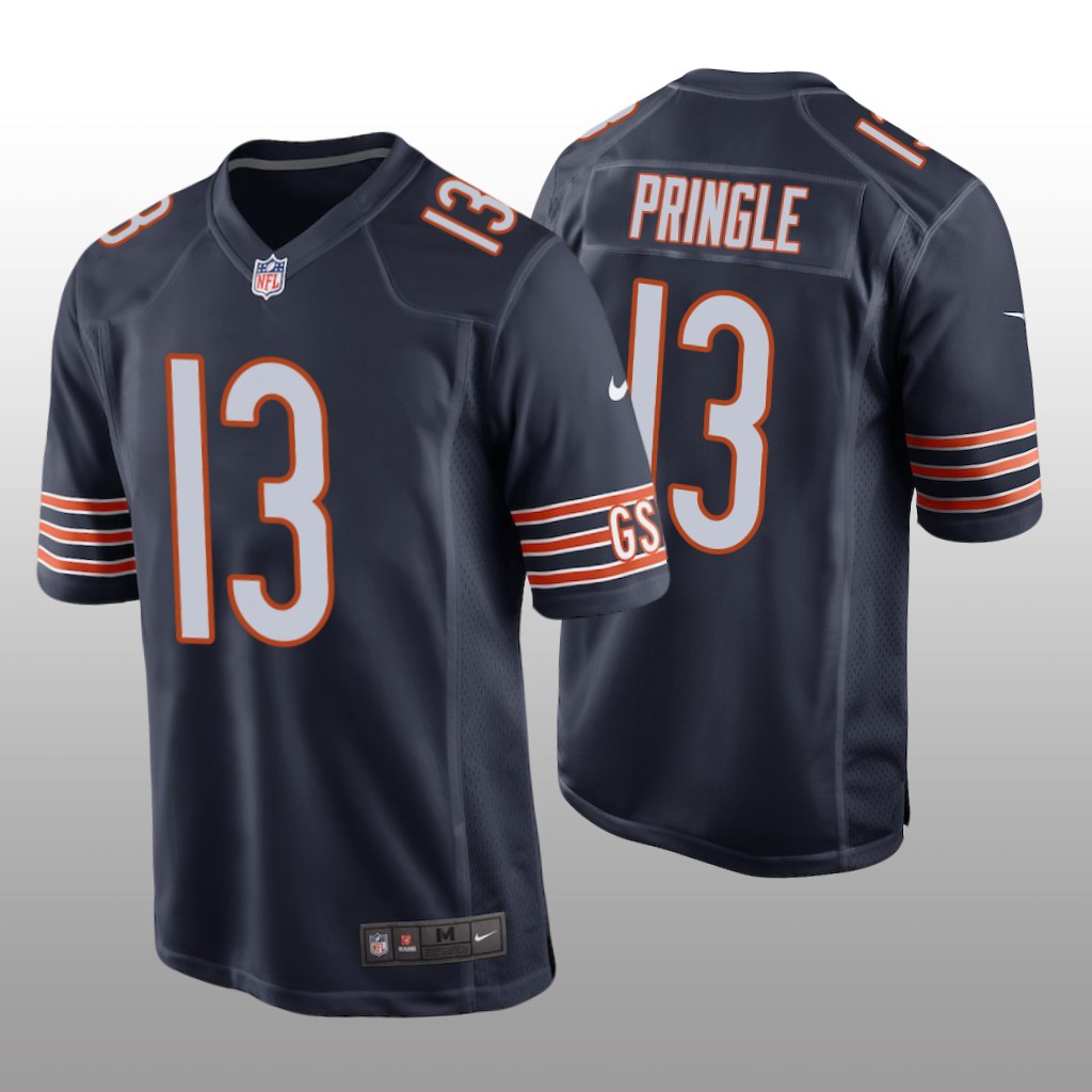 Chicago Bears Byron Pringle Navy Jersey Game - Men's