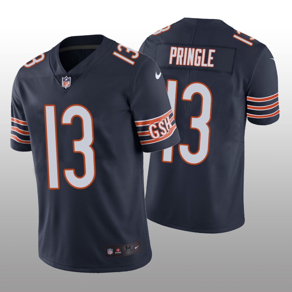 Chicago Bears Byron Pringle Navy Jersey Vapor Limited - Men's