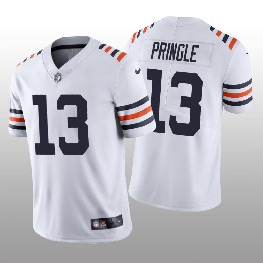 Chicago Bears Byron Pringle White Jersey Classic Limited Men's