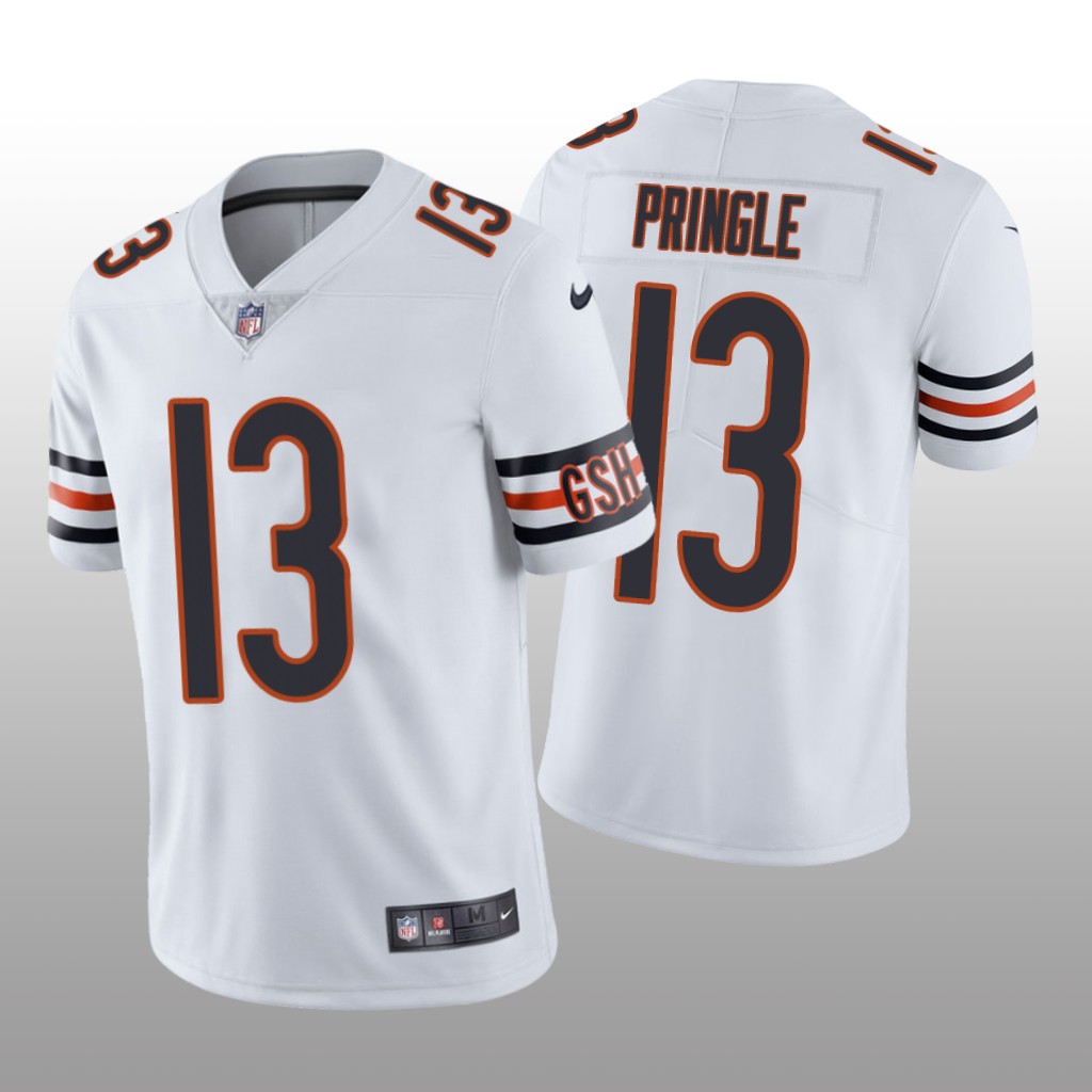 Chicago Bears Byron Pringle White Jersey Vapor Limited - Men's