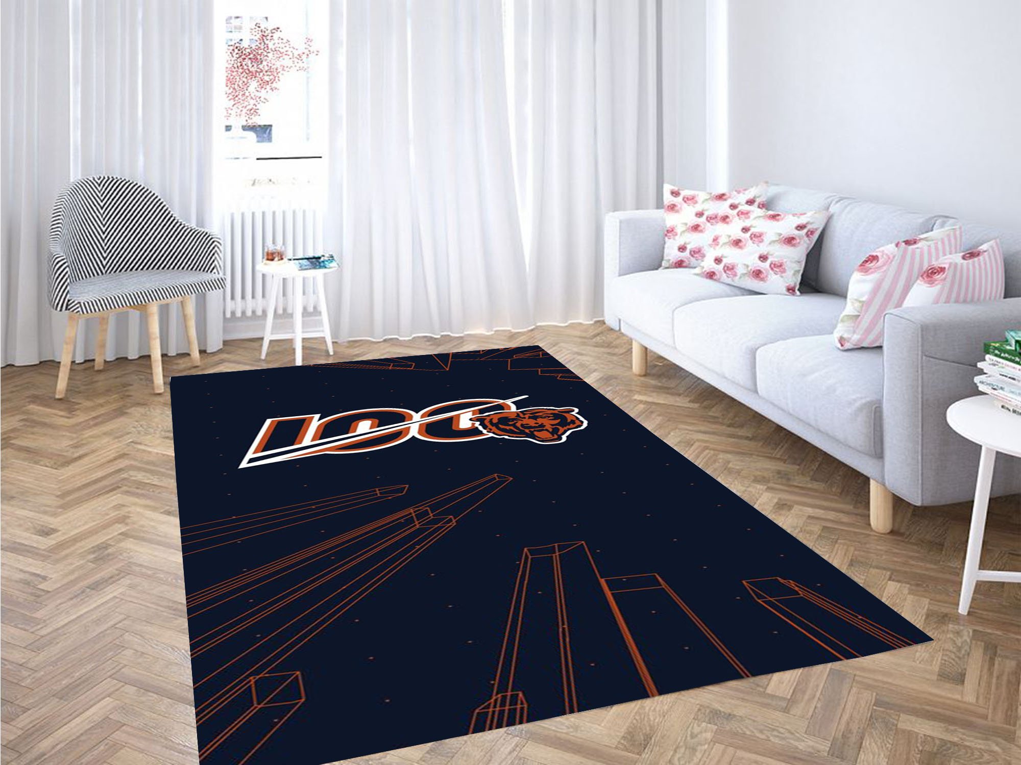 Chicago Bears Carpet Rectangle Rug