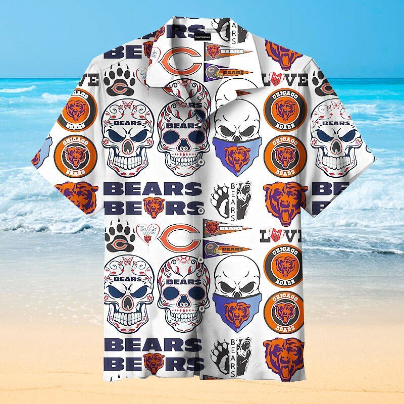 Chicago Bears Cool Sign NFL – Premium Hawaiian Shirt – Gift For Sports Lovers