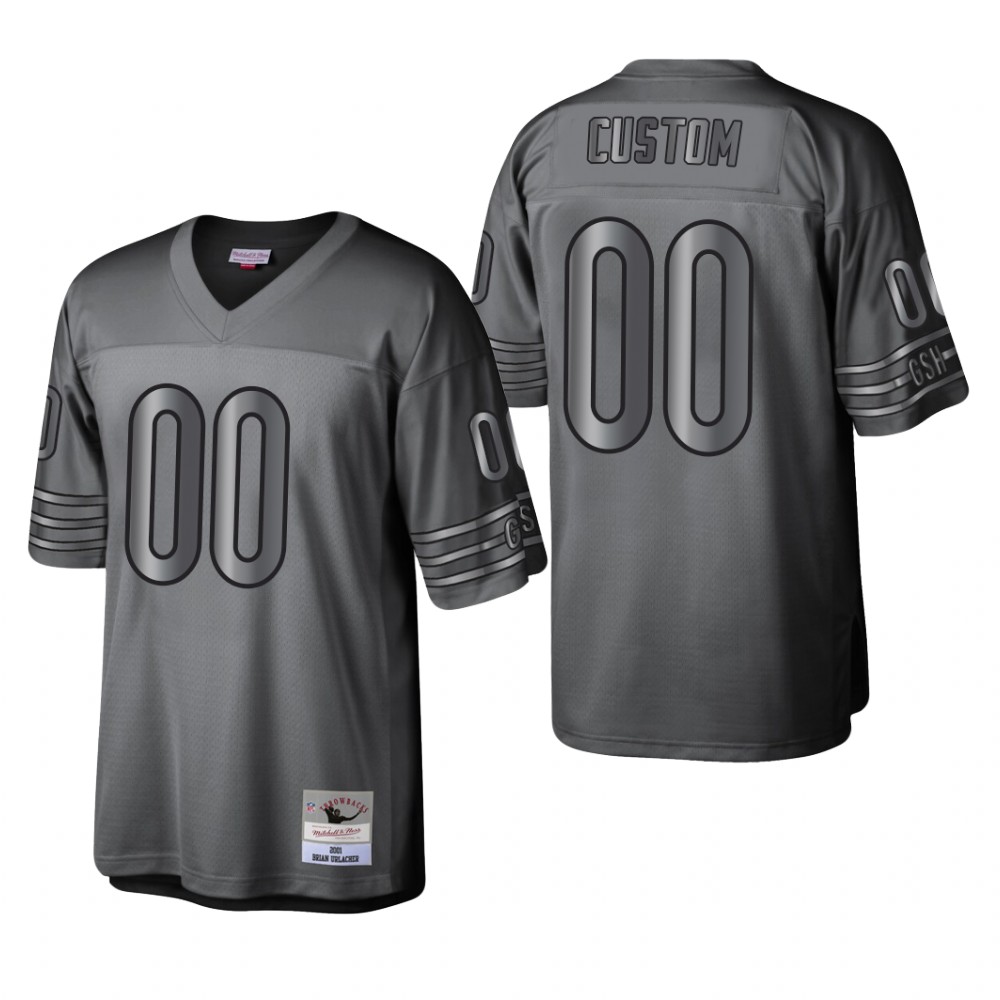 Chicago Bears Custom Charcoal Metal Legacy 2001 Throwback - Men's