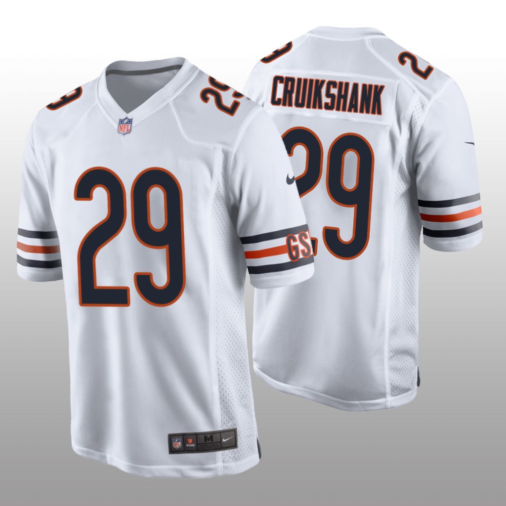 Chicago Bears Dane Cruikshank White Jersey Game - Men's
