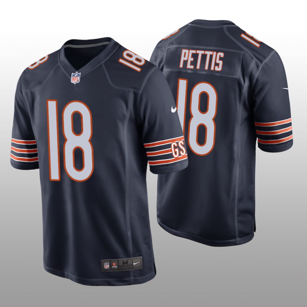 Chicago Bears Dante Pettis Navy Jersey Game - Men's