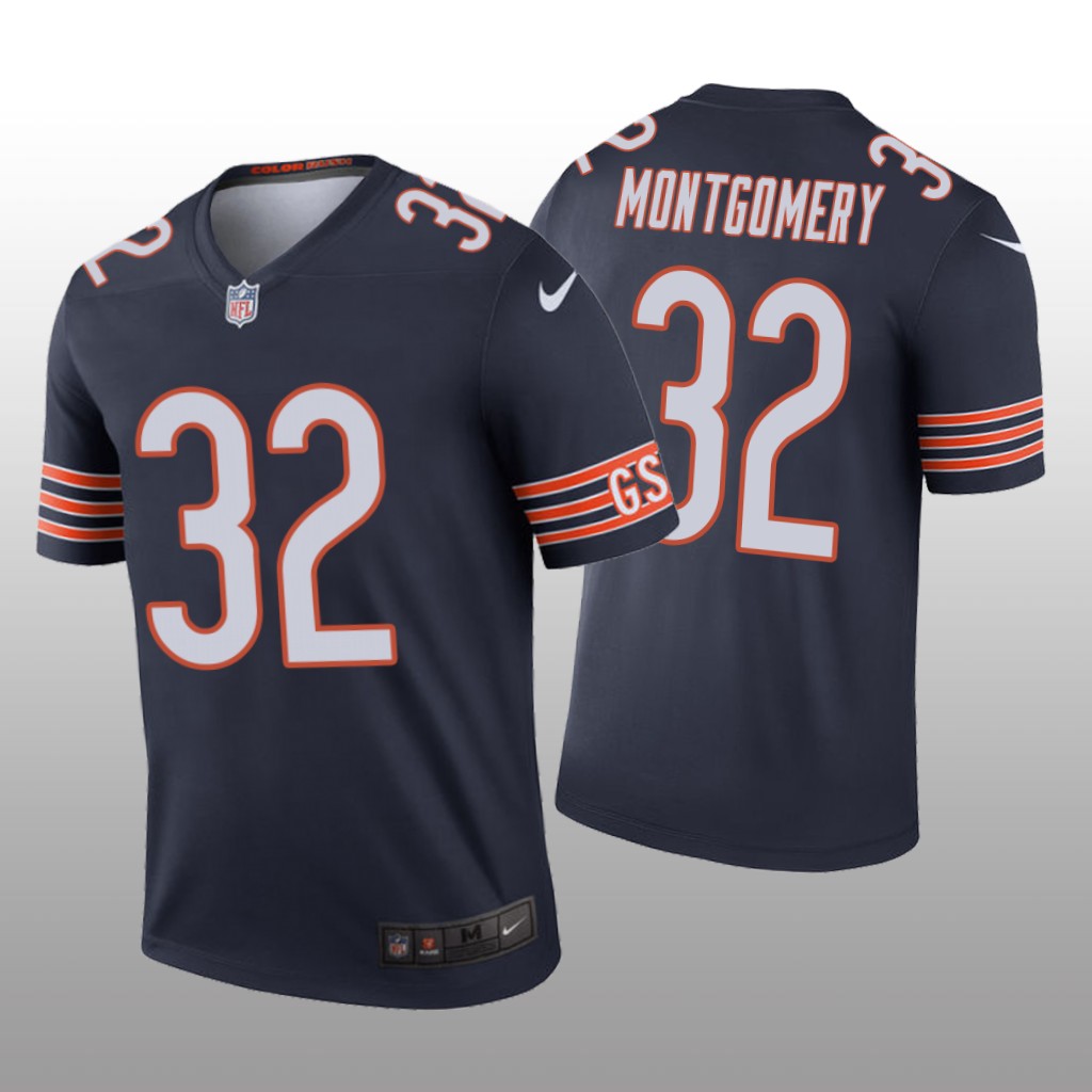 Chicago Bears David Montgomery Navy Jersey Legend - Men's