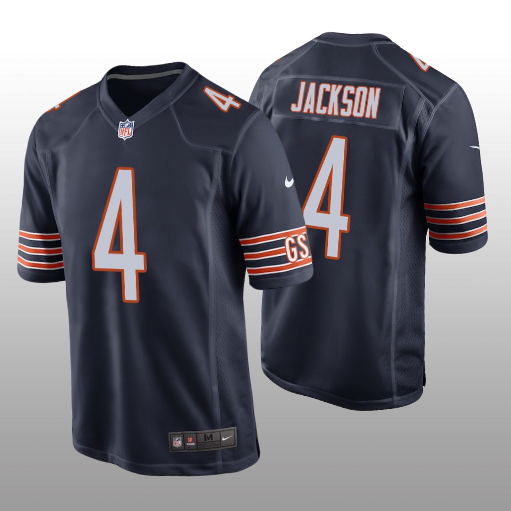 Chicago Bears Eddie Jackson Navy Jersey Game - Men's
