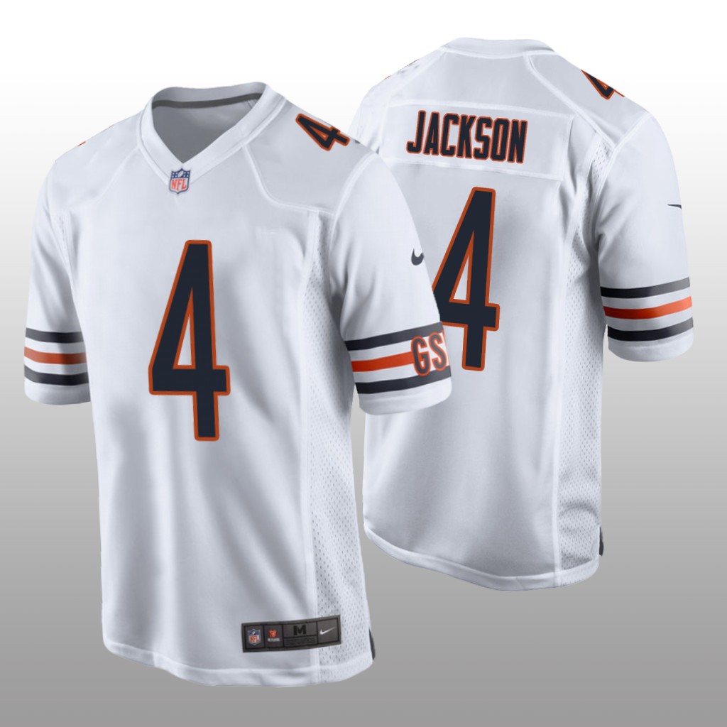 Chicago Bears Eddie Jackson White Jersey Game - Men's