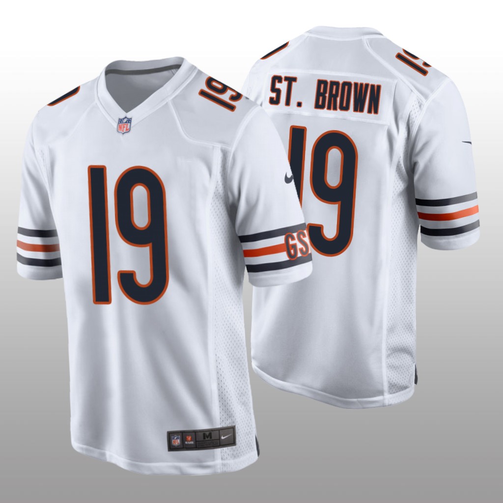 Chicago Bears Equanimeous St. Brown White Jersey Game - Men's