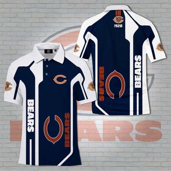 Chicago Bears For Bears Lover 3D Polo Shirt