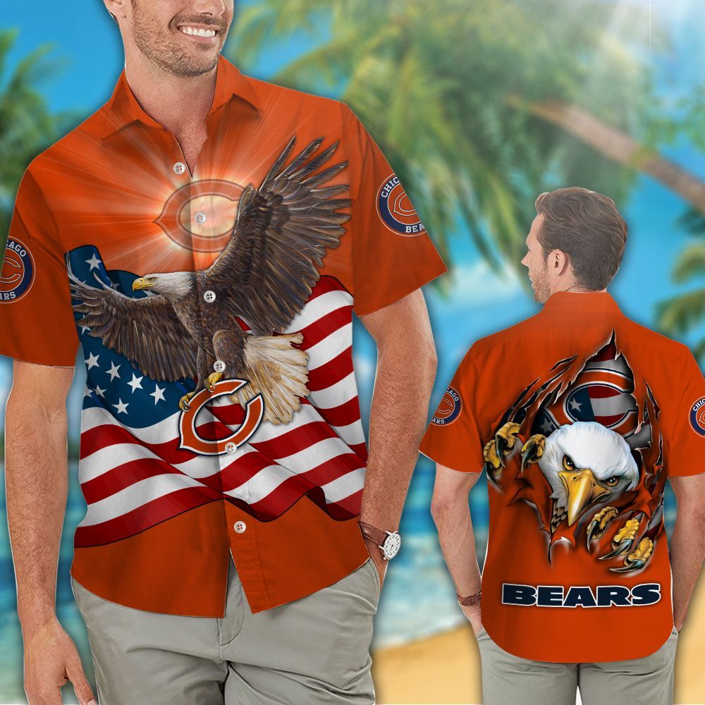 Chicago Bears Hawaiian Shirts NFL – Premium Hawaiian Shirts 894