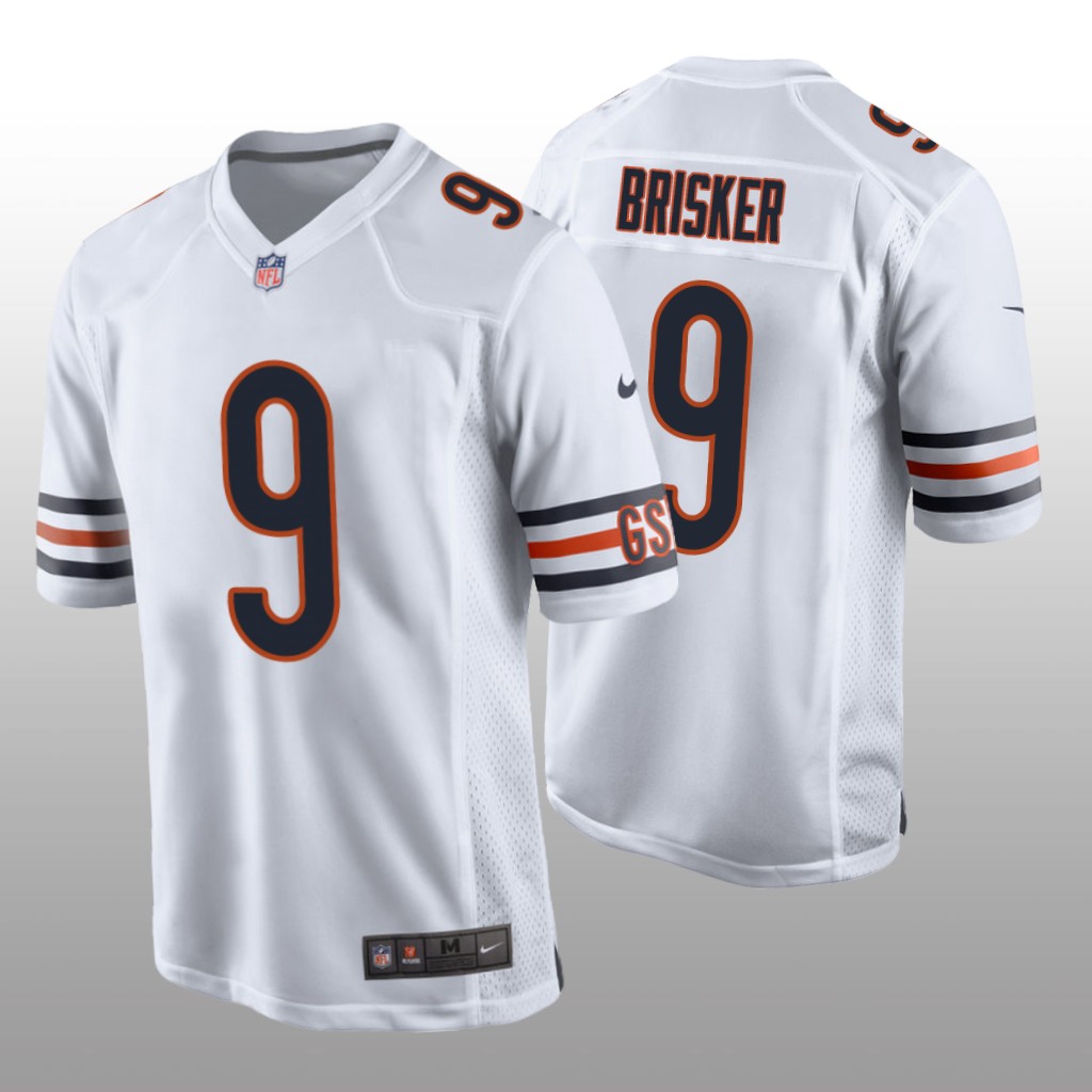 Chicago Bears Jaquan Brisker White Jersey Game - Men's