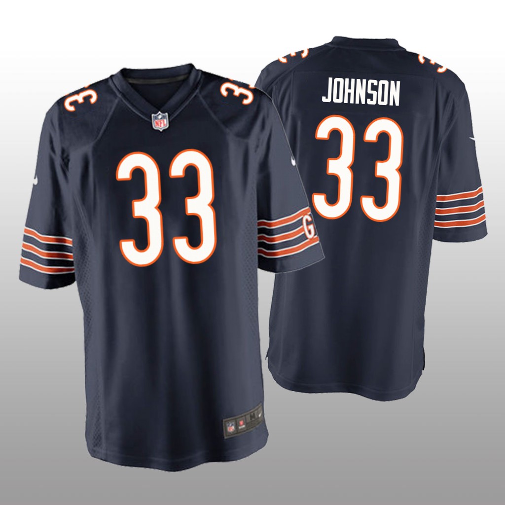 Chicago Bears Jaylon Johnson Navy Jersey Game - Men's
