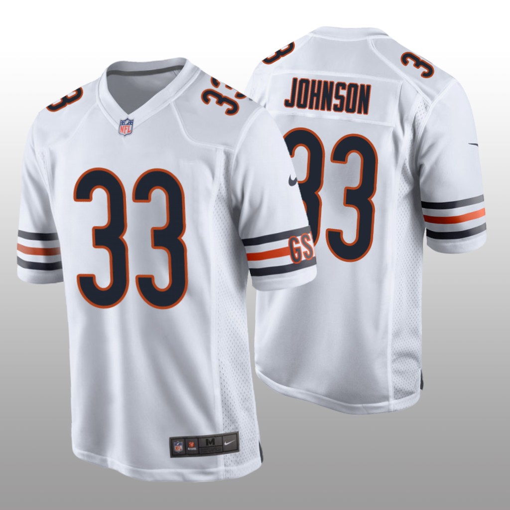 Chicago Bears Jaylon Johnson White Jersey Game - Men's