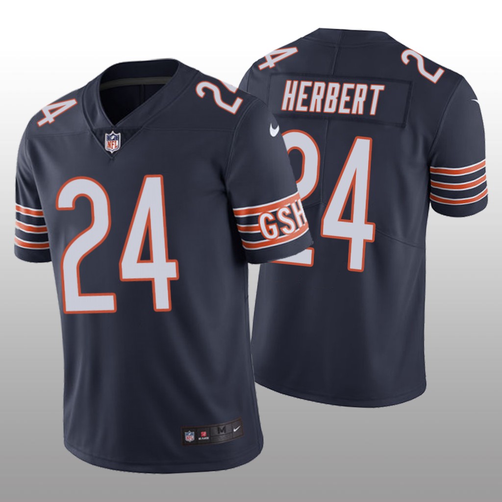 Chicago Bears Khalil Herbert Navy Jersey Color Rush Limited – Men’s