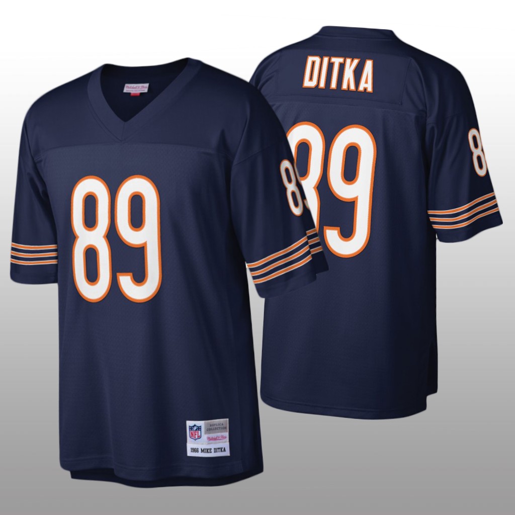 Chicago Bears Mike Ditka Mitchell & Ness Navy Legacy Jersey - Men's