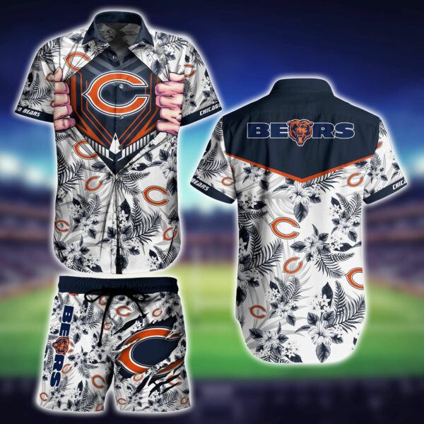 Chicago Bears My Heart Hawaiian Shirt