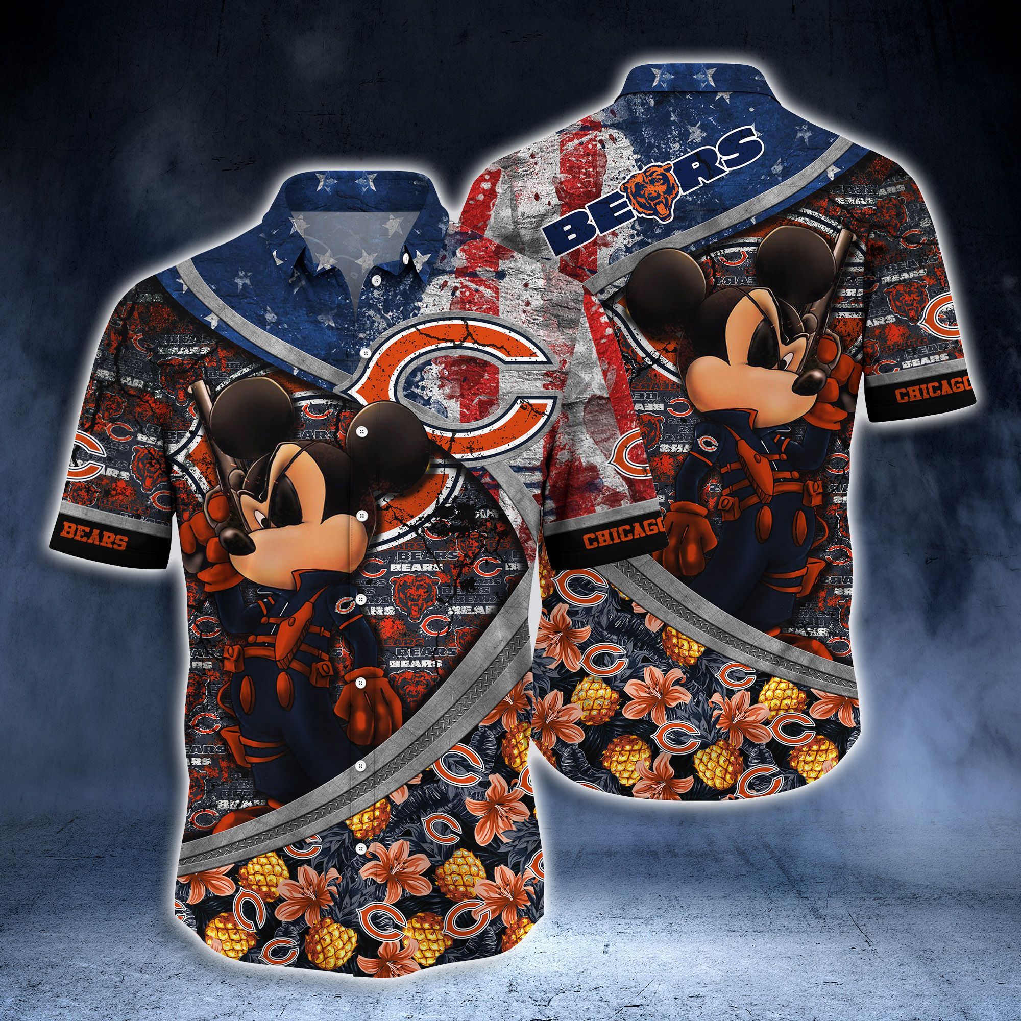 Chicago Bears NFL-Hawaii Shirt Style Hot Trending