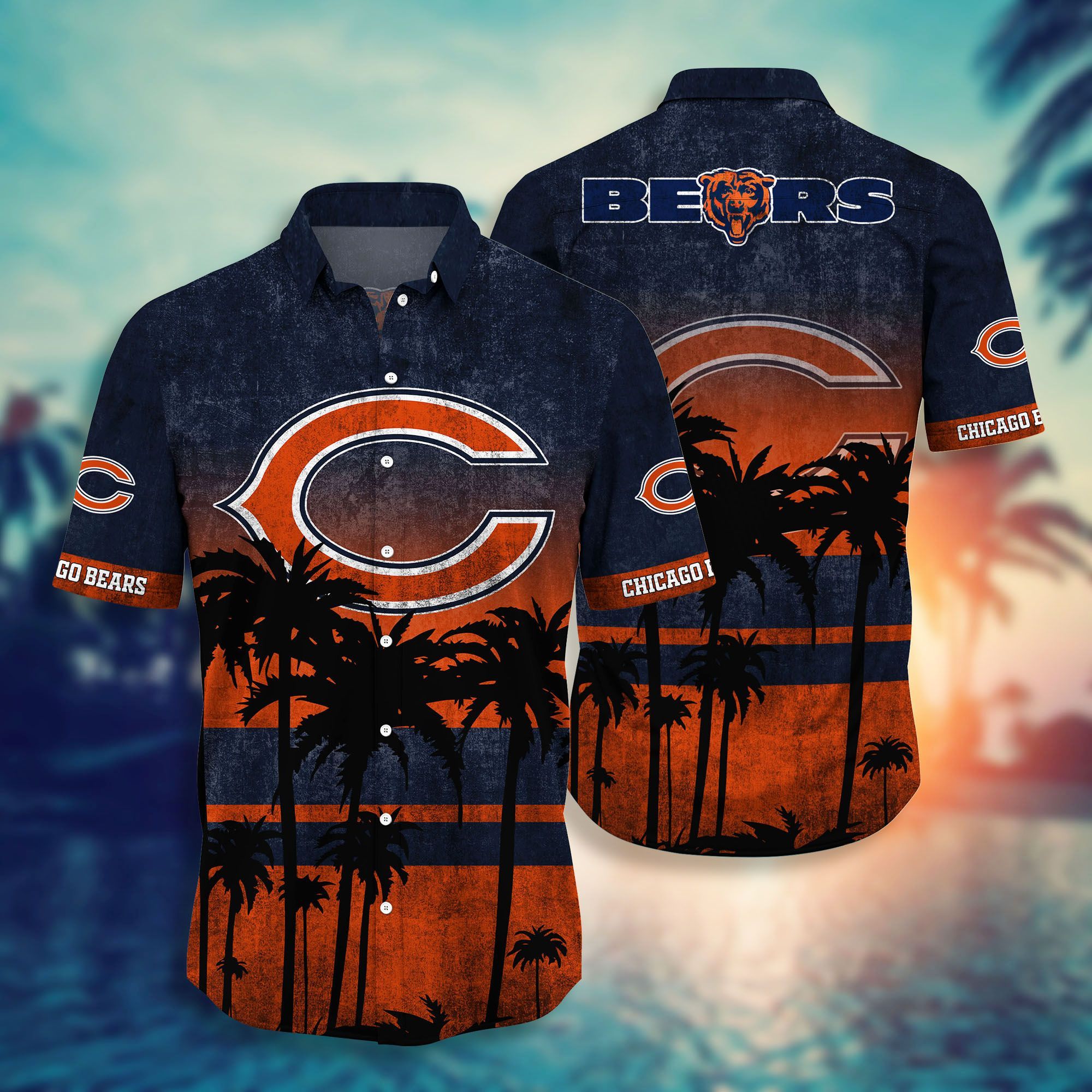 Chicago Bears NFL-Hawaii Shirt Style Hot Trending Summer-Hawaiian NFL