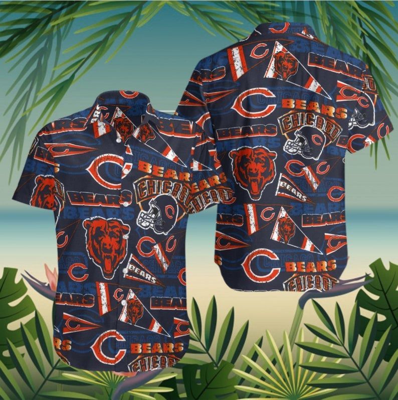 Chicago Bears NFL – Premium Hawaiian Shirt – Gift For Sports Lovers