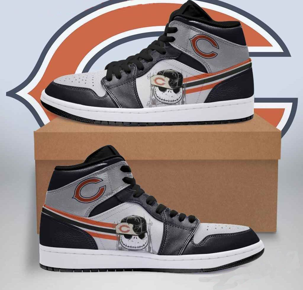Chicago Bears Nfl Football Air Sneakers Sneakers Sport Sneakers High Top Air Jordan Sneaker, Air Jordan Hightop
