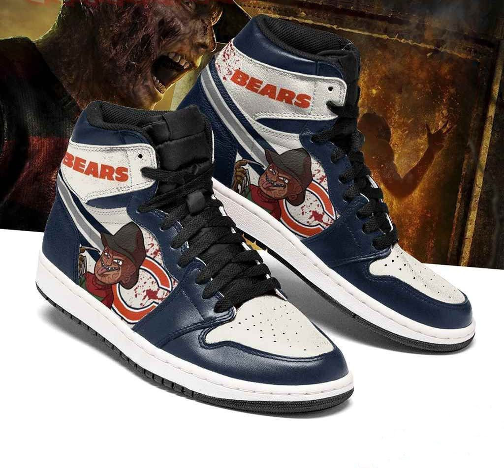 Chicago Bears Nfl football team Air Sneakers Sneakers Sport Sneakers High Top Air Jordan Sneaker, Air Jordan Hightop