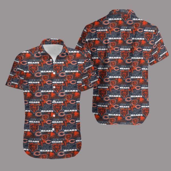 Chicago Bears Nfl Full 3D Hawaiian Shirt