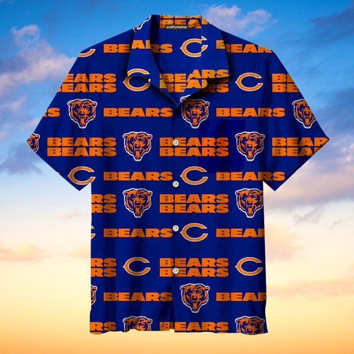 Chicago Bears NFL Print Unisex – Premium Hawaiian Shirt – Gift For Sports Lovers