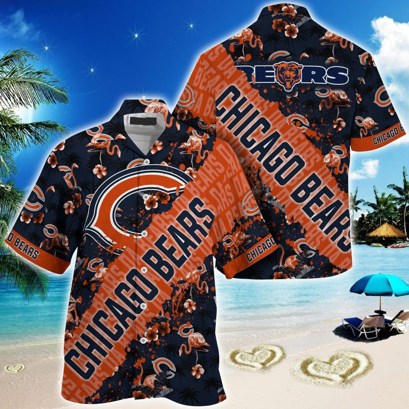 Chicago Bears NFL Trending Summer – Hawaii Shirt For This Season – Gift For Sport Lovers With Tropical Patterns