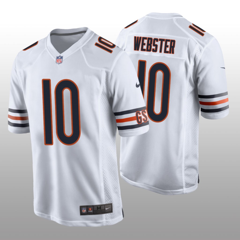 Chicago Bears Nsimba Webster White Jersey Game - Men's