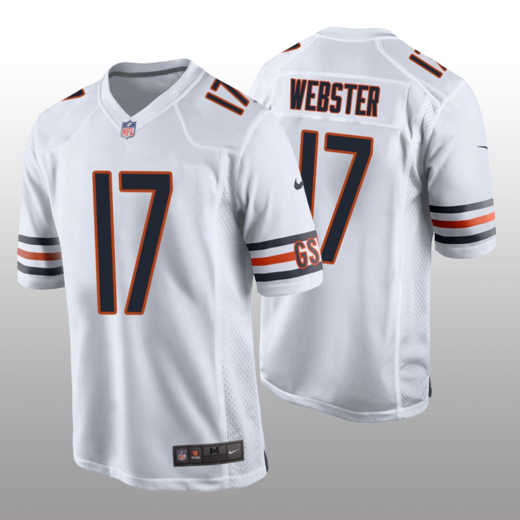 Chicago Bears Nsimba Webster White Jersey Game - Men's