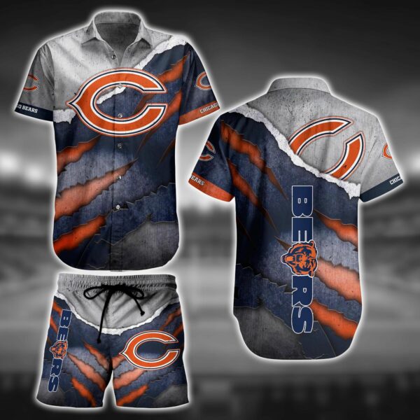 Chicago Bears Paw Hawaiian Shirt