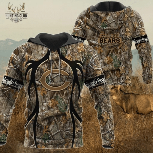 Chicago Bears Realtree Hunting Camo Limited Hoodie