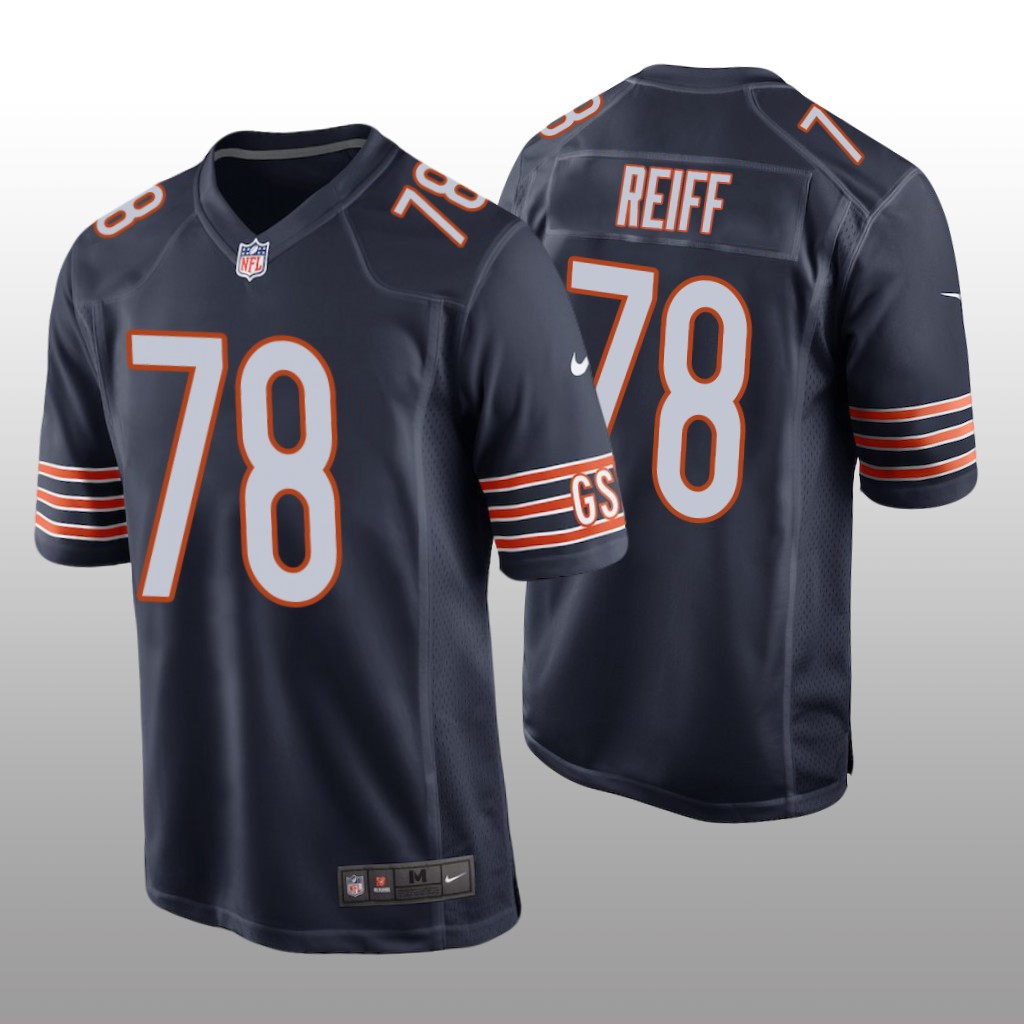 Chicago Bears Riley Reiff Navy Jersey Game - Men's