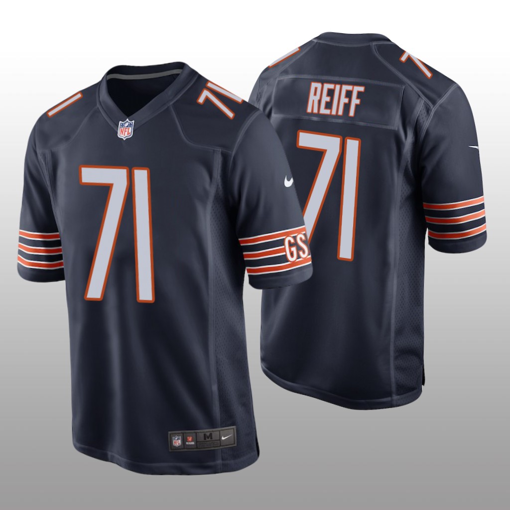 Chicago Bears Riley Reiff Navy Jersey Game - Men's