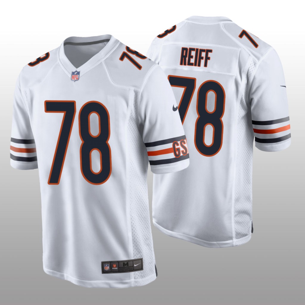 Chicago Bears Riley Reiff White Jersey Game - Men's