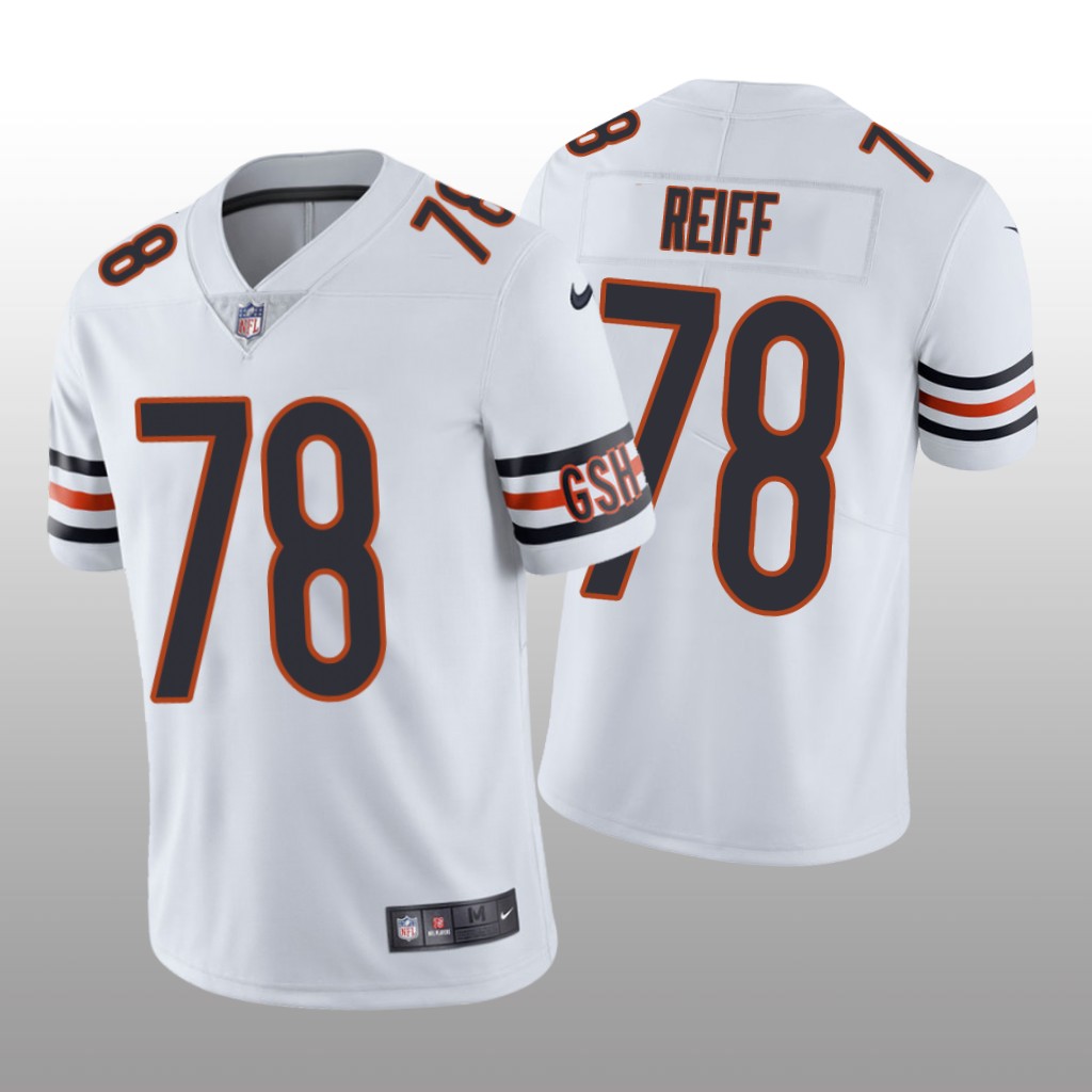 Chicago Bears Riley Reiff White Jersey Vapor Limited - Men's